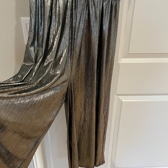 Francesca's | Silver Jumpsuit | Size Large - Picture 2 of 3